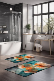 Mijölnir Juego de alfombrillas de baño CT-5410 Multicolor